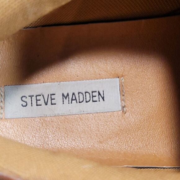 Steve Madden Sabel Brown Leather Shoes- Size 10